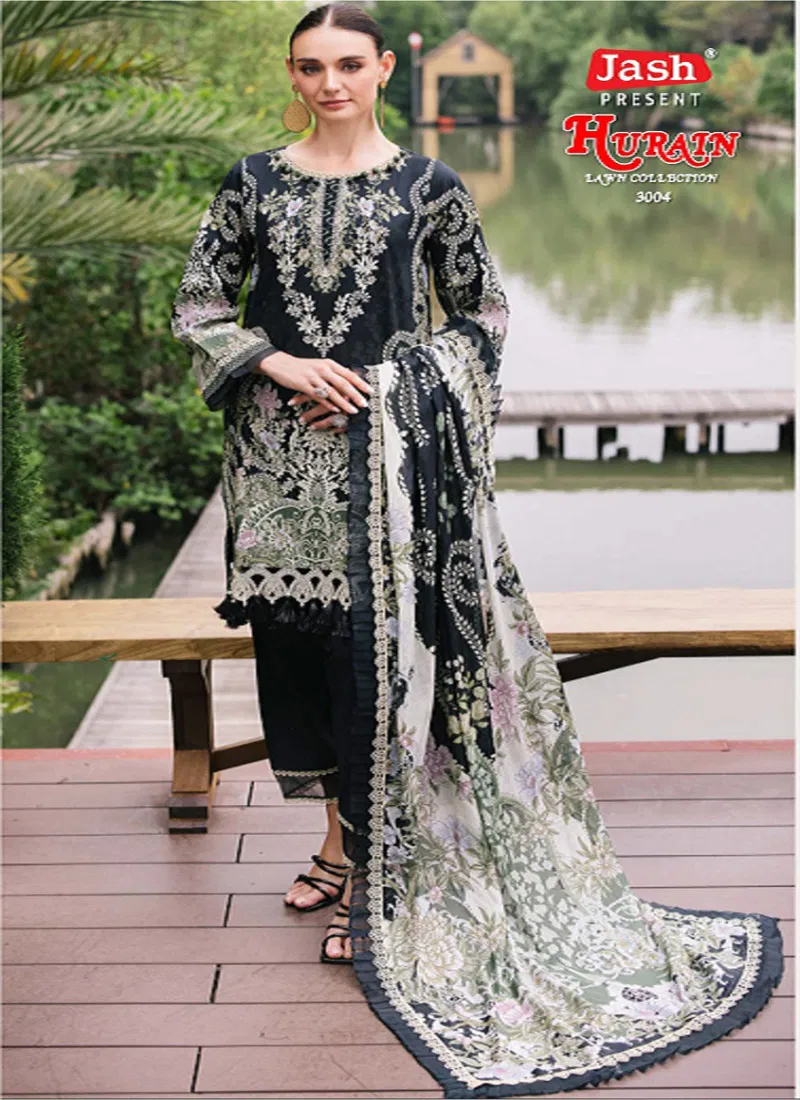 Jash Hurain Vol 3 Lawn Cotton Dress Material Collection